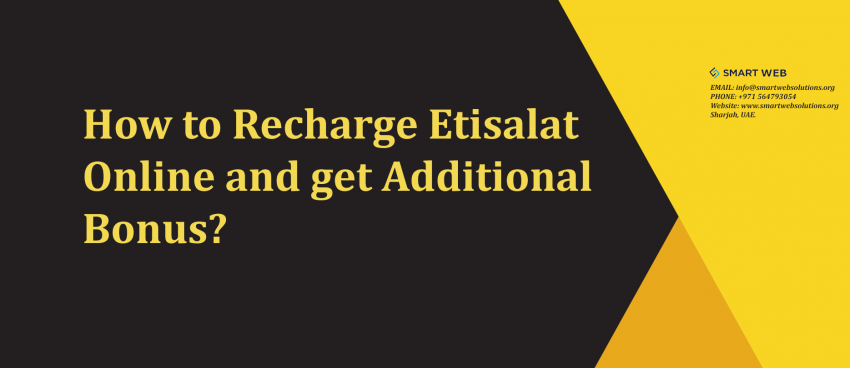 How to Recharge Etisalat Online