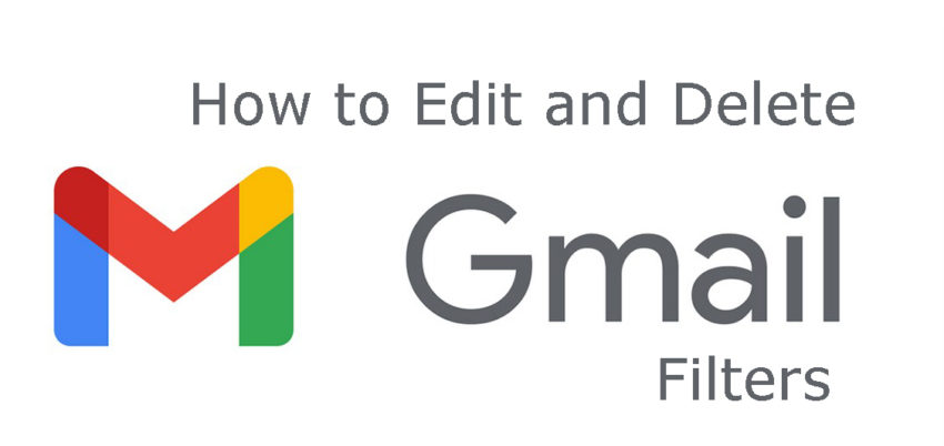 Edit and Delete Gmail Filters