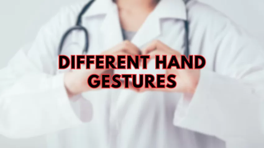 Different Hand Gestures