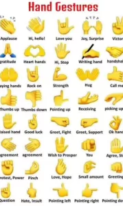 hand gestures