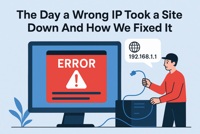 Wrong IP Took a Site Down And How We Fixed It.