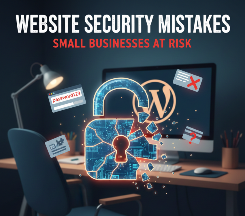 website security mistakes small businesses