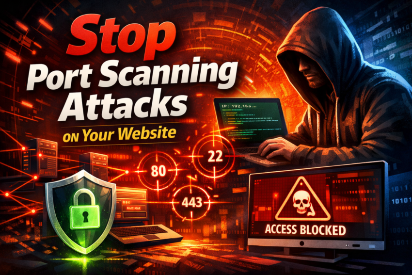 stop port scanning attacks on your website
