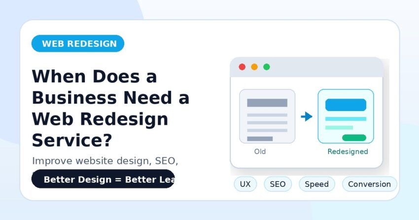web redesign service