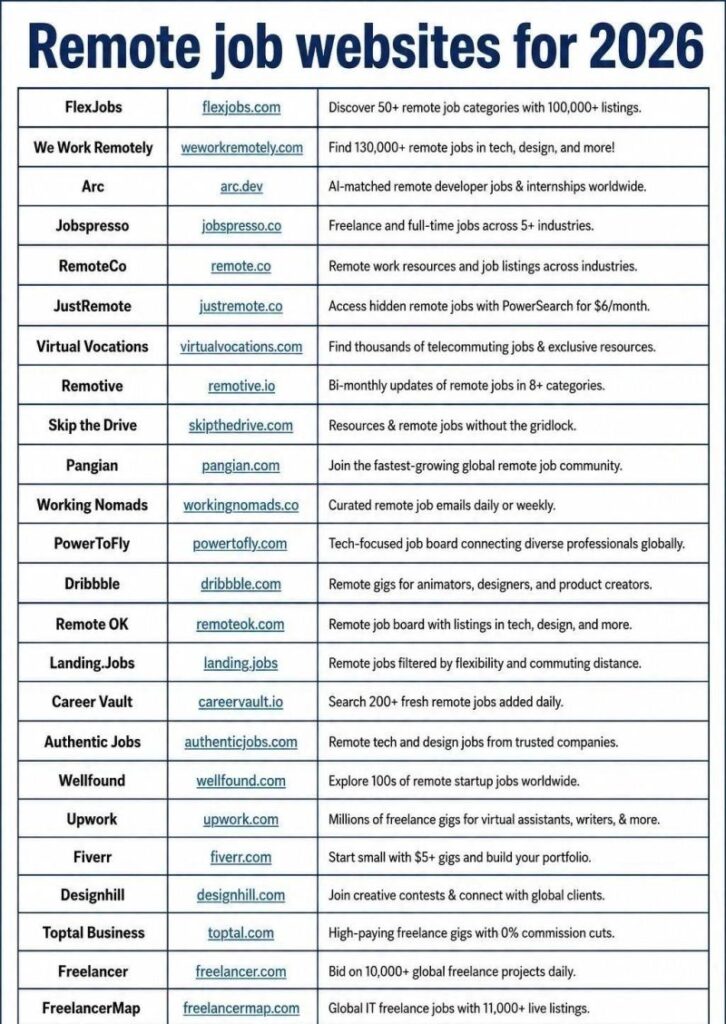 remote job websites