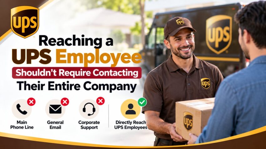 How to Contact a UPS Employee Without the Runaround