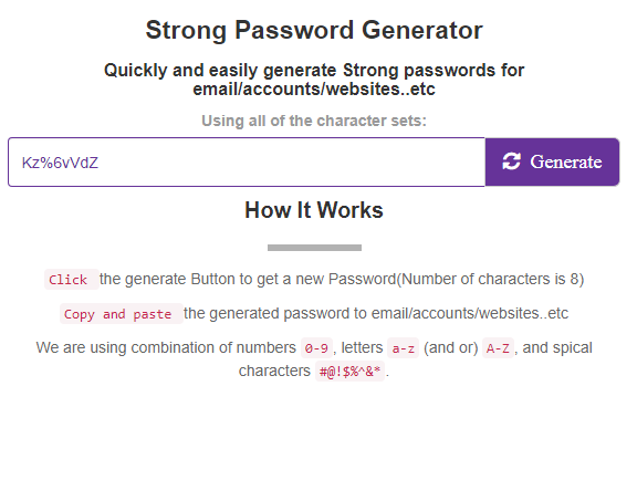 random password generator 8 characters random password generator 8 characters