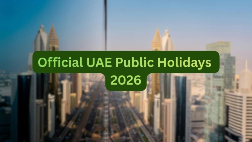 Official UAE Public Holidays 2026